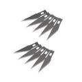 Stainless Steel Precision Pen Cutter Spare Blades For Refill (10 piece).