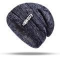 Winter Beanie Hats Scarf Set Warm Knit Hat Skull Cap Neck Warmer with Thick Fleece Lined Winter Hat and Scarf for Men Women.