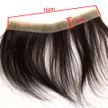 Front Men Toupee Human Hair Piece For Men V Style Front Toupee Wig Remy Hair Thin Skin Base Natural Hairline Toupee And Tapes. 