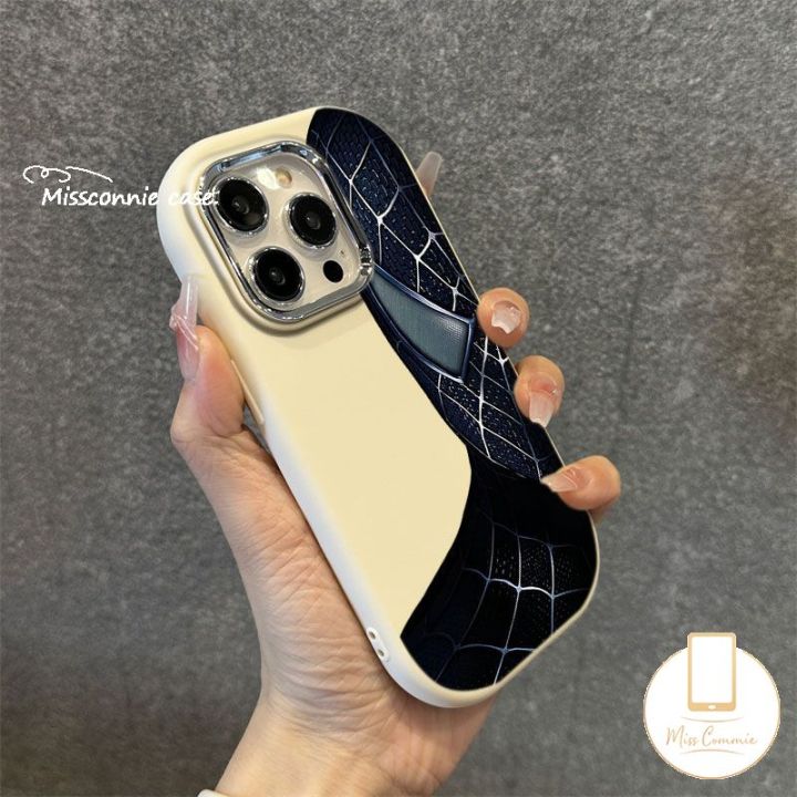 MissConnie%20Trend%20Brand%20Marvel%20Spider-Man%20Phone%20Case%20Compatible%20for%20IPhone%20Air%2017%2016%2011%2012%2014%2015%2013%20Pro%20Max%207Plus%208%207%20Plus%20XR%20X%20XS%20Max%20Creative%20Fashion%20Cool%20Plating%20Metal%20Lens%20Soft%20Cover%20-%20Image%207