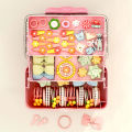 Multi-layer Hairpin Organizer Cute Girl Jewelry Case Head Rope Headband Display Rack Children's Hair Accessories Storage Box.
