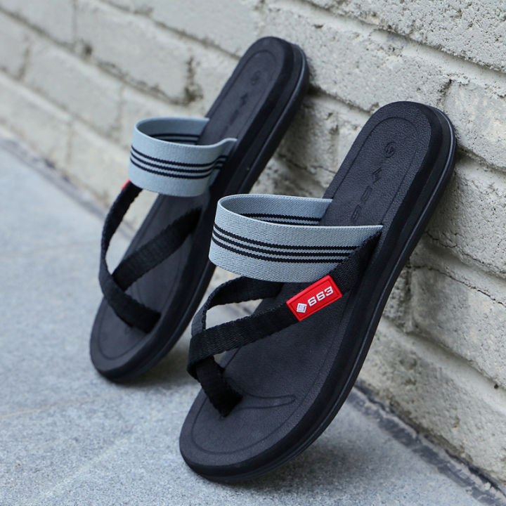 Lu Luan New Summer Men's Beach Shoes Outdoor Casual Sandals Thick-soled Couple Splint Slippers Sandals Wholesale