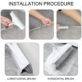 Household Cleaning Brush Floor Scrub Bathroom Cleaning Tools Silicone Scraper Toilet Brush Rotary Brush for Cleaning Tile Tools. 