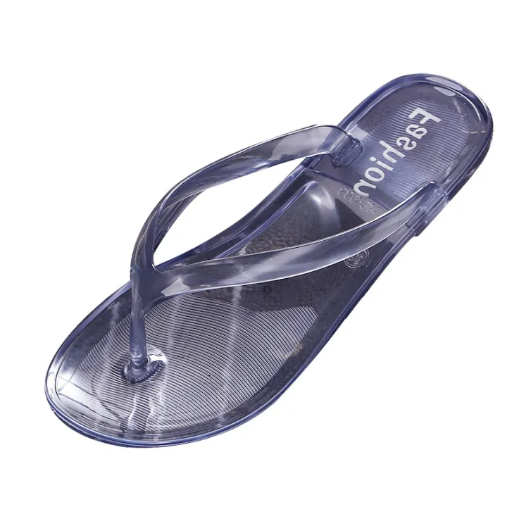 Transparent%20beach%20sandals%20korean%20version%20female%20internet%20celebrity%20jelly%20crystal%20clip%20foot%20flip%20flops%20summer%20korean%20version%20students%20wear%20flat%20soles%20outside%20-%20Image%205