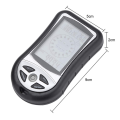 LCD Digital Compass Outdoor Hiking Multifunctional LCD Compass Altimeter Black 1Pcs.