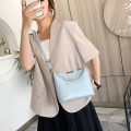 Women Fashion Shoulder Bag With Chain Handle Ladies Crossbody Bags Tote Bucket Handbag Pu Leather Portable Messenger Bags.