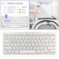 Ultra Thin Bluetooth Keyboard 78 Keys Wireless Keyboard for IOS / Android / Windows 285x 120x18mm. 