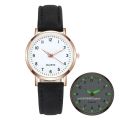 Montres Femmes Luxury Women Watches Luminous Leather Strap Digital Wristwatches Casual Business Wrist Clock Dress Reloj Mujer. 