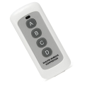 433MHZ Wireless RF Remote Control White 4-Button Remote Control EV1527 Learning Code Wireless Remote Control. 