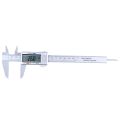 Urijk 0-150mm Caliper Measuring Tool 6 Inch LCD Display Digital Vernier Caliper Measuring Instrument Plastic Vernier Caliper-A01 15cm.