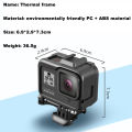 【Lejia】Action Camera Stable Housing Mount Base Firm Camera Shell Full Body Protective Frame for Gopro 8.
