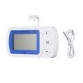 LCD Digital Display Ther-mo-meter Hygrometer High/Low Temperature Alarm Humidity Temperature Meter °C/°F Switchable.
