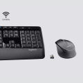 Logitech MK345 Wireless Combo, Full-Sized Keyboard with Palm Rest and Comfortable Right-Handed Mouse. 