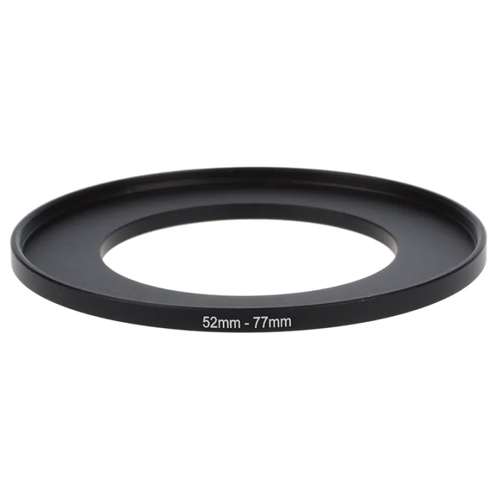 2Pcs%20Camera%20Lens%20Filter%20Step%20Up%20Ring%20Adapter%20Black%20-%2049Mm-77Mm%20&%2052Mm-77Mm%20-%20Image%205