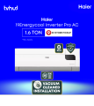 Haier 1.6 Ton EnergyCool Inverter Pro AC - 19EnergyCool with Official Warranty. 