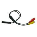 Wire Harness Camera Signal Harness 4-Pin Adapter Connector Male To CVBS RCA Female Power Reverse Camera Signal Adapter. 