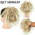 Fake female chicken tail loop hair bud wig natural fluffy synthetic fiber multi-color fake ponytail braid. 