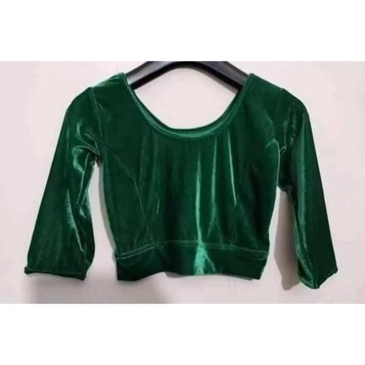 Velvet%20Blouses%20Best%20Qualityfull%20Three%20Quarter%20Sleeves%20For%20Women.%20-%20Image%205