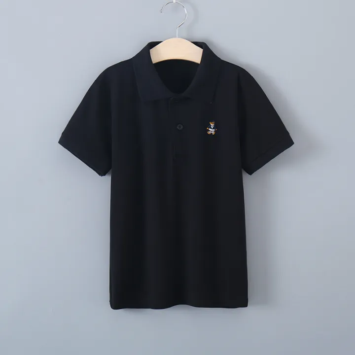 Kids%20Summer%20Tops%20Tees%203-14Years%20Years%20Old%20Kids%20Boys%20T-Shirts%20Cotton%20Short%20Sleeve%20solid%20color%20T-shirt%20Children%20Polo%20T%20Shirts%20-%20Image%204