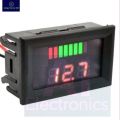 Charge Level Indicator DC 12V 24V 36V 48V 60V 72V Lithium Li-ION Capacity Meter Tester Display LED Tester Voltmeter. 