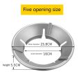 Universal Gas Stove Cover Fireproof Windshield Save Gas Cover Windproof Ring Anti-skid Bracket Thicken Gas Stove Energy-saving Ring Gas Cooker Stand. 