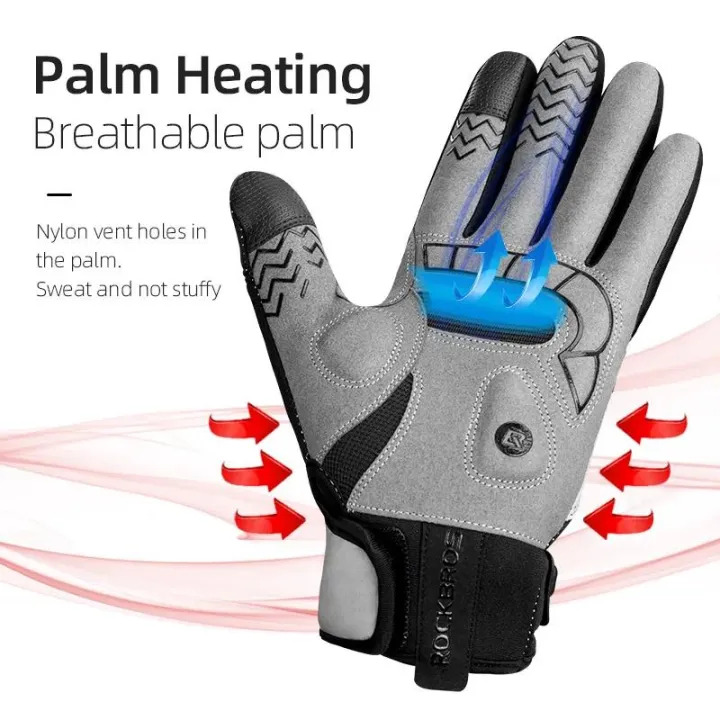 ROCKBROS%20Warm%20Bicycle%20Gloves%20Anti-static%20Men's%20Cycling%20Gloves%20Breathable%20USB%20Rapid%20Heating%20E-bike%20Motorcycle%20Gloves%20Man%20Women%20-%20Image%202