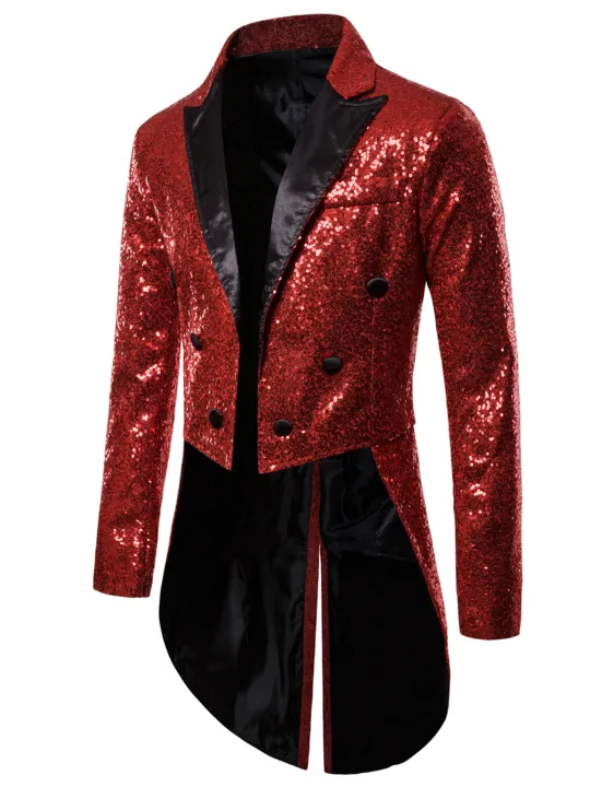Men%E2%80%99%20s%20Suit,%20Sequins%20Turn-Down%20Collar%20Long%20Sleeve%20Swallow-Tailed%20Coat%20for%20Men,%20S/M/L/XL/XXL%20-%20Image%204