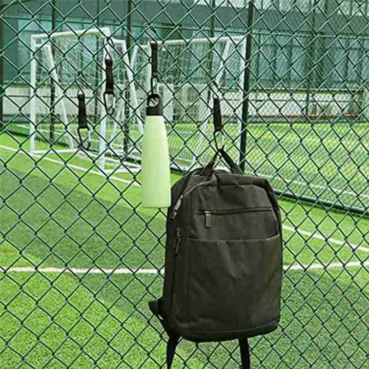 6%20Pcs%20Fence%20Hooks%20for%20Baseball%20Bag,%20Hooks%20with%20Nylon%20Safety%20Buckles%20Fence%20Hooks%20Black%20Metal+Nylon%20for%20Outdoor%20Sports%20Baseball,Softball%20-%20Image%203