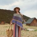 Xinjiang Qinghai Travel Shawl Large Scarf Women's Autumn and Winter Yunnan National Style Travel Cloak Talma Thick Warm.