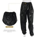 Heavy Duty Fitness Weight Loss Sweat Sauna Suit Exercise Gym Anti-Rip Black L.