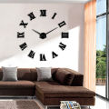 3D Diy Mirror Wall Clock.