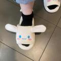 Sanrio Kawaii Cinnamoroll Slippers That Move Ears Anime Cartoon Cute Spring Summer Autumn Winter Slippers Home Slippers. 
