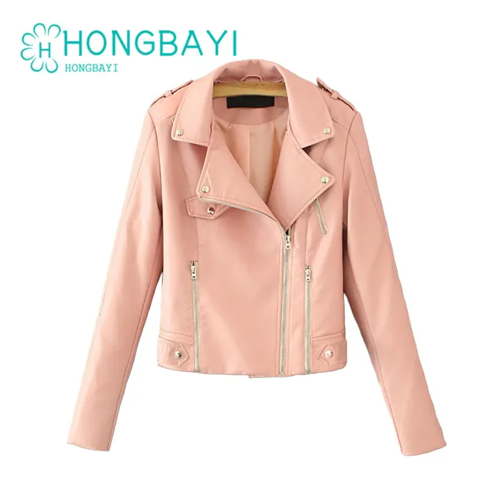 Women%20Jacket%20Long%20Sleeves%20Autumn%20Winter%20Short%20Type%20Faux%20Leather%20Biker%20Jacket%20-%20Image%207