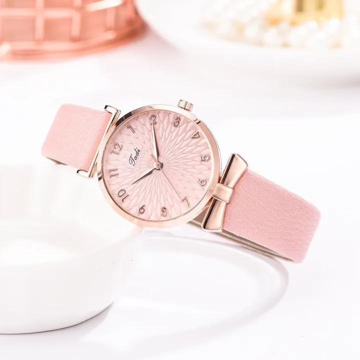 2pcs%20Set%20Women%20Watches%20Bracelet%20Set%20Flowers%20Ladies%20Bracelet%20Watch%20Casual%20Leather%20Quartz%20Wristwatch%20Clock%20Gifts%20Relogio%20Feminino%20-%20Image%205