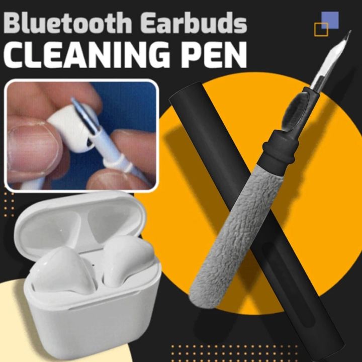Harupink Bluetooth Earbuds Cleaning Pen With Soft Microfiber Brush Portable Multifunctional Earphone Cleaning Pen Durable Earbuds Wash Cleaning Tools For Airpods Keyboard Earphone Case