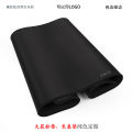 Pure black large table pad, mouse pad, rubber cloth factory spot bet craft hemming edging can be printed LOGO.