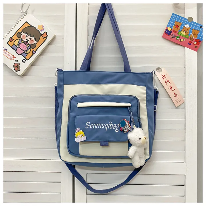 Waterproof%20Nylon%20shoulder%20bag%20with%20big%20multiples%20front%20pocket%20-%20Image%206