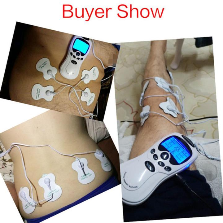Digital Mini Portable Pulse Body Massager Electric Digital Meridian Therapy Machine AM138S -4 pads. - Body Massager