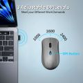 Wireless Mouse, Slim Portable Computer Mouse with USB Mini Receiver, 2400 DPI, 2.4GHz Silent Travel Mice for Laptop PC. 