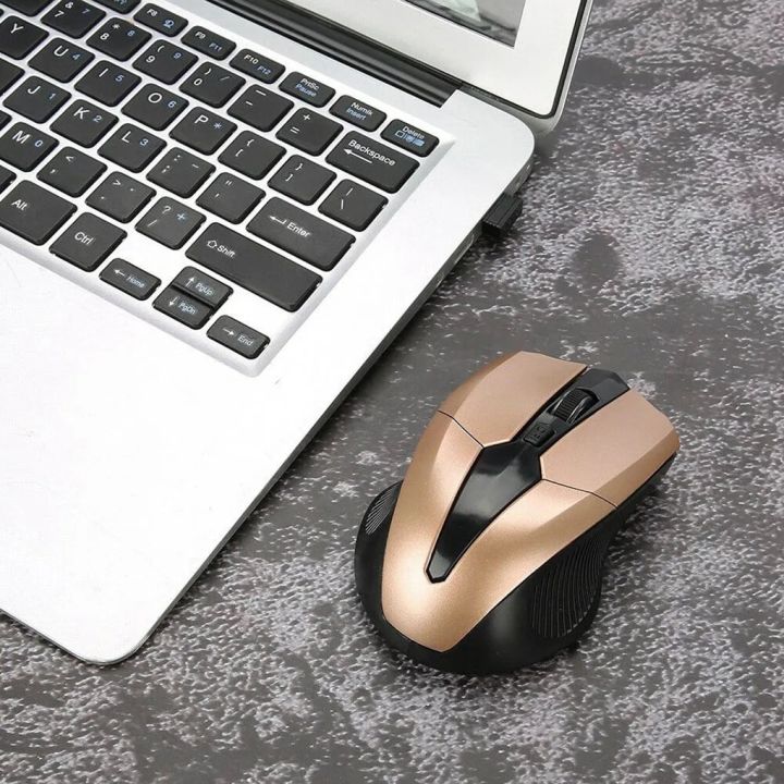 2.4Ghz%20Wireless%20Mouse%201200DPI%20Adjustable%20Home%20Office%20Computer%20Game%20Optical%20Gaming%20Cordless%20Mice,Yellow%20-%20Image%203