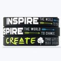 New Success Focus Believe Motivational Silicone Sports Bracelets Bangles Gift Fluorescent Rubber Fitness Wristband Bracelet.