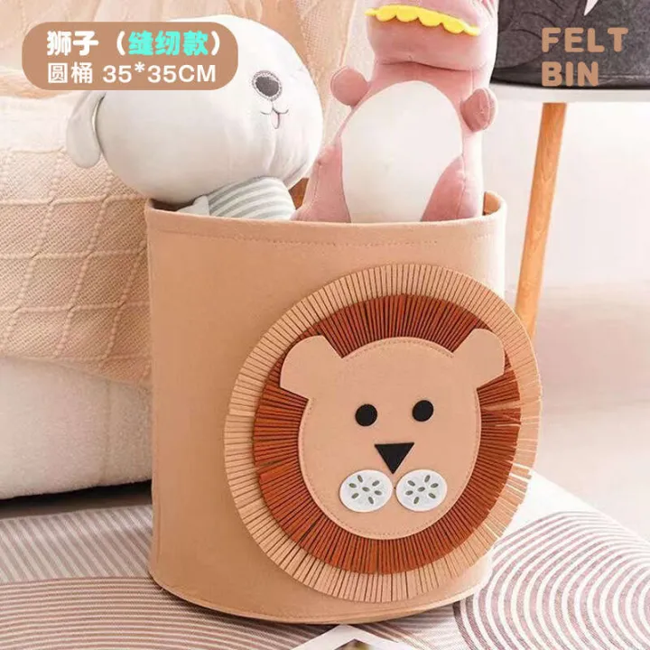 Tiktok%20ins%20Cartoon%20Baby%20Toy%20Bucket%20Felt%20Bag%20Washable%20Dirty%20Clothes%20Storage%20Basket%20-%20Image%206