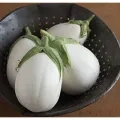 White Mini Eggplant Seeds -10 pieces seeds. 