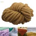 Chunky Chenille Yarn Plush Yarn Acrylic for Arm Knitting Bed Throw. 