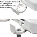 4 Pack Toilet Seat Hinges Bolt Expanding Rubber Top Nuts Screw.