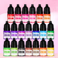 20 colors Candle Wax Pigment Liquid Colorant For DIY Candle Soap Resin Coloring Dye Hademade Craft Jcandle Making Supplies.