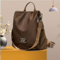 Anti Theft Lightweight Oxford Cloth Backpack for Women, Multi Purpose Crossbody Bag, Nylon Material, 15x14x6.7inch.