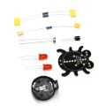 Beginners Learn to Solder Fun Kit Weevil Eye Electronics DIY Kit LED Module Beginners Learn to Solder Handmade Gifts for Fun. 