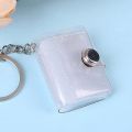 Clear PVC Small Picture Book Mini Photo Album Keychain Photos Key Chain. 