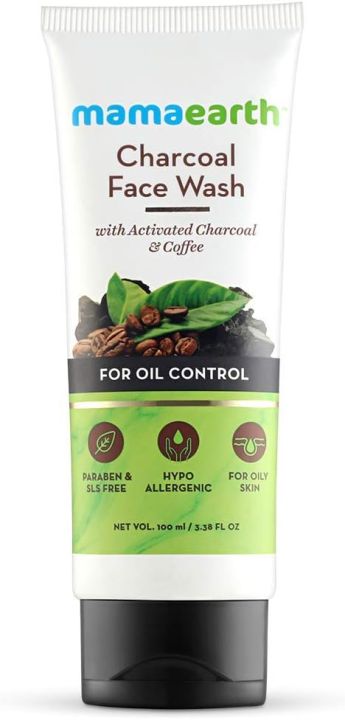 Mamaearth%20Charcoal%20Face%20Wash%20with%20Activated%20Charcoal%20&%20Coffee%20for%20Oil%20Control%20(100)ml%20-%20Image%203